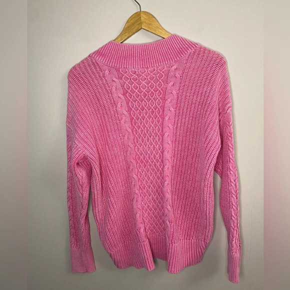 Aerie Chunky Cableknit Oversized Knit Sweater - Picture 4 of 7